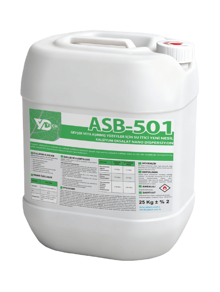 Gevşek veya Aşınmış Yüzeyler İçin Su İtici Yeni Nesil Kalsiyum Oksalat Nano Dispersiyon