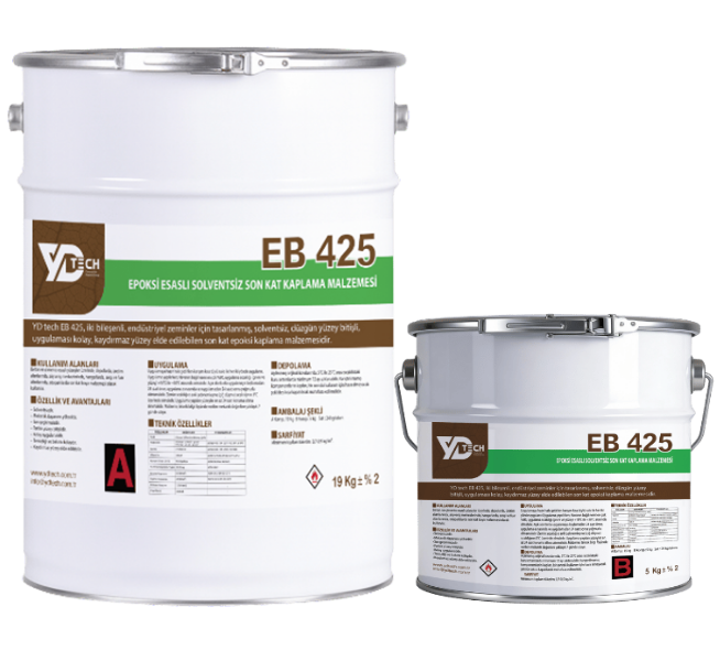 YD Tech EB 425, Epoksi Esaslı Solventsiz Son Kat Kaplama Malzemesi